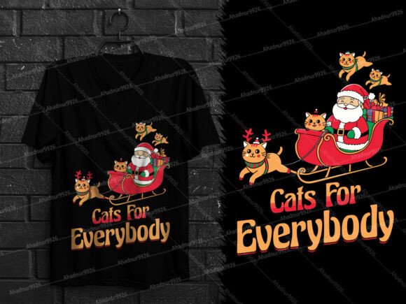 Cats for Everybody Christmas Gift, Cat Graphics