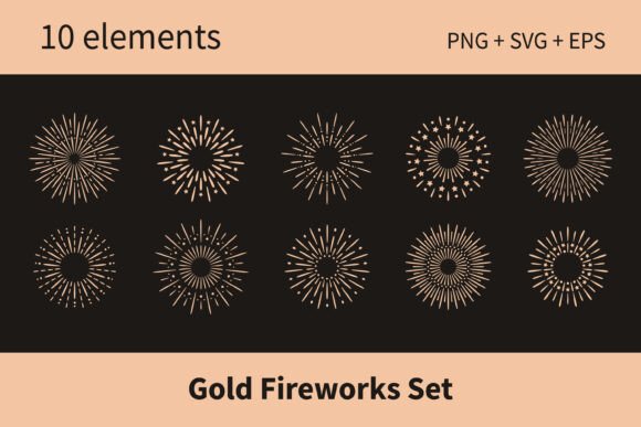 Festive Fireworks and Firecrackers Set: Graphics for Branding