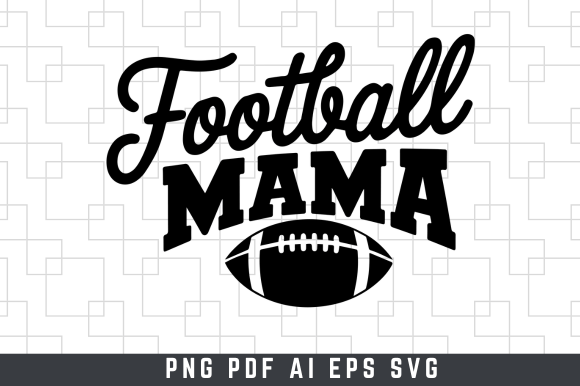 Football Mom SVG for T-Shirt Designs