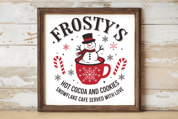 Frosty’s Hot Cocoa and Cookies Snowflake Graphics