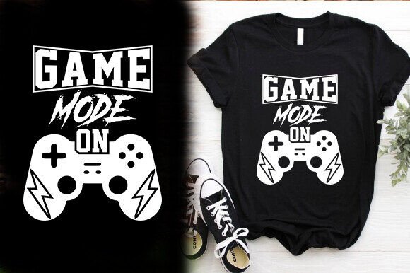 GAME MODE on VECTOR TSHIRT DESIGN