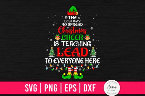 Lead Teacher Christmas Elf Christmas Graphics