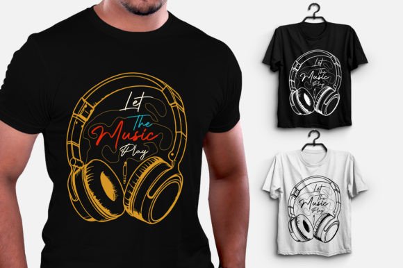 Let the Music Play: Graphics and T-Shirt Designs