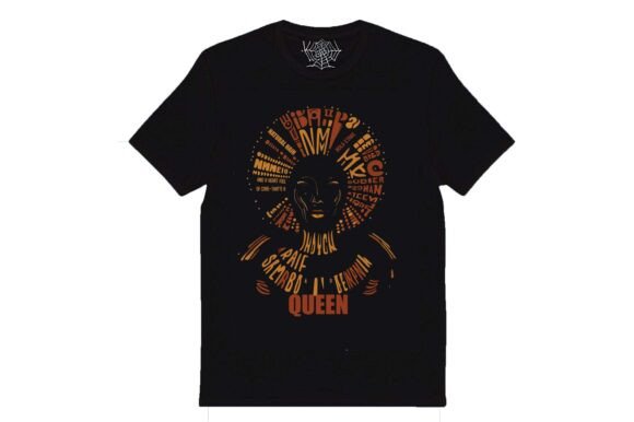 Melanin Afro Queen Black Women T-Shirt