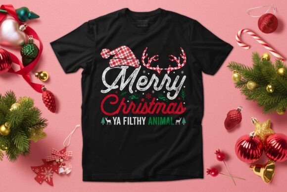 Merry Christmas Typography Vector Design Graphics