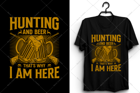 Outdoor Hunting T-shirt Design Graphics