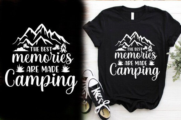 The MEMORIES ARE MADE CAMPING VECTOR TSH