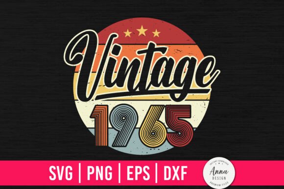 Vintage 1965 59th Birthday Gifts Graphics