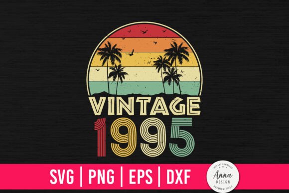 Vintage 1995 29th Birthday Gifts Graphics