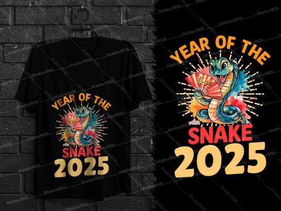 Year of the Snake 2025 Chinese New Year Graphics